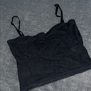 lace crop top